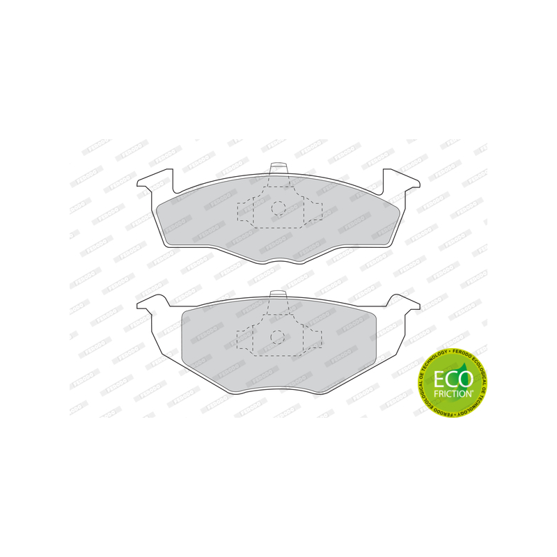 Pastiglie freno asse anteriore - FERODO