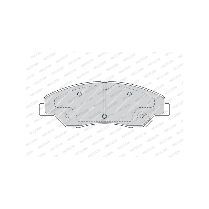 Pastiglie freno asse anteriore - FERODO