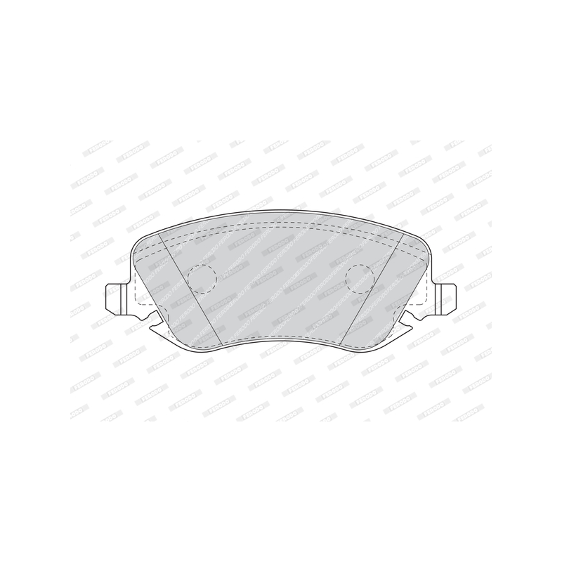 Pastiglie freno asse anteriore - FERODO