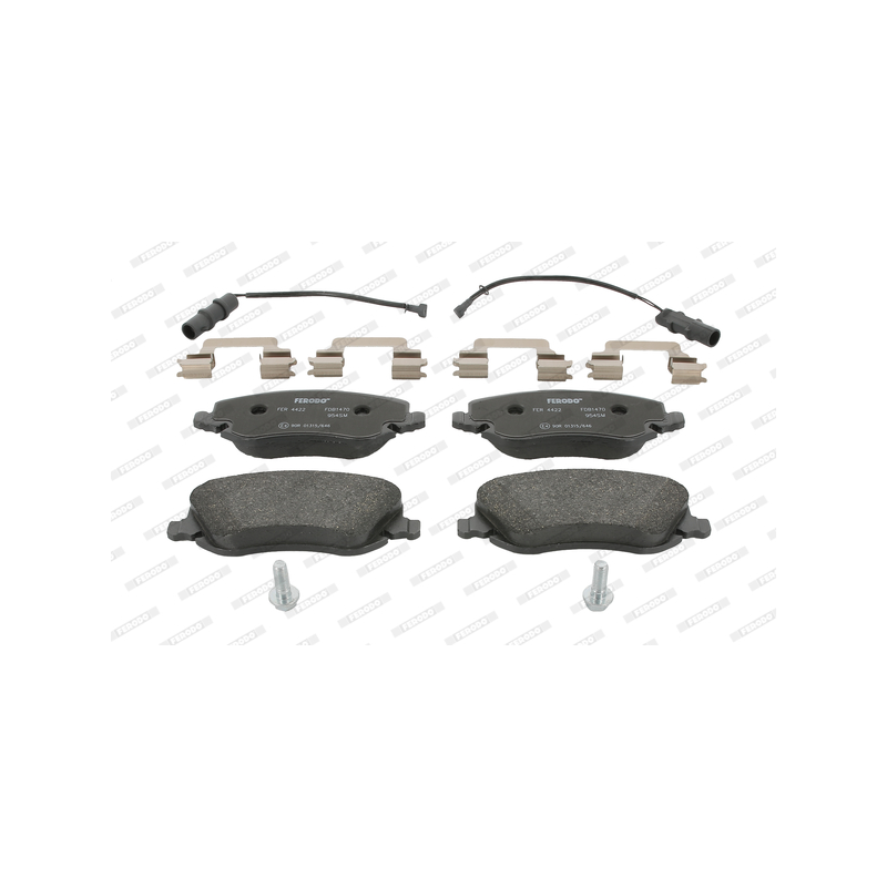 Pastiglie freno asse anteriore - FERODO