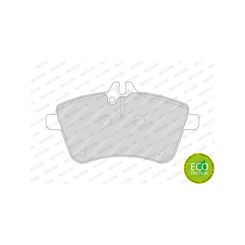 Pastiglie freno asse anteriore - FERODO