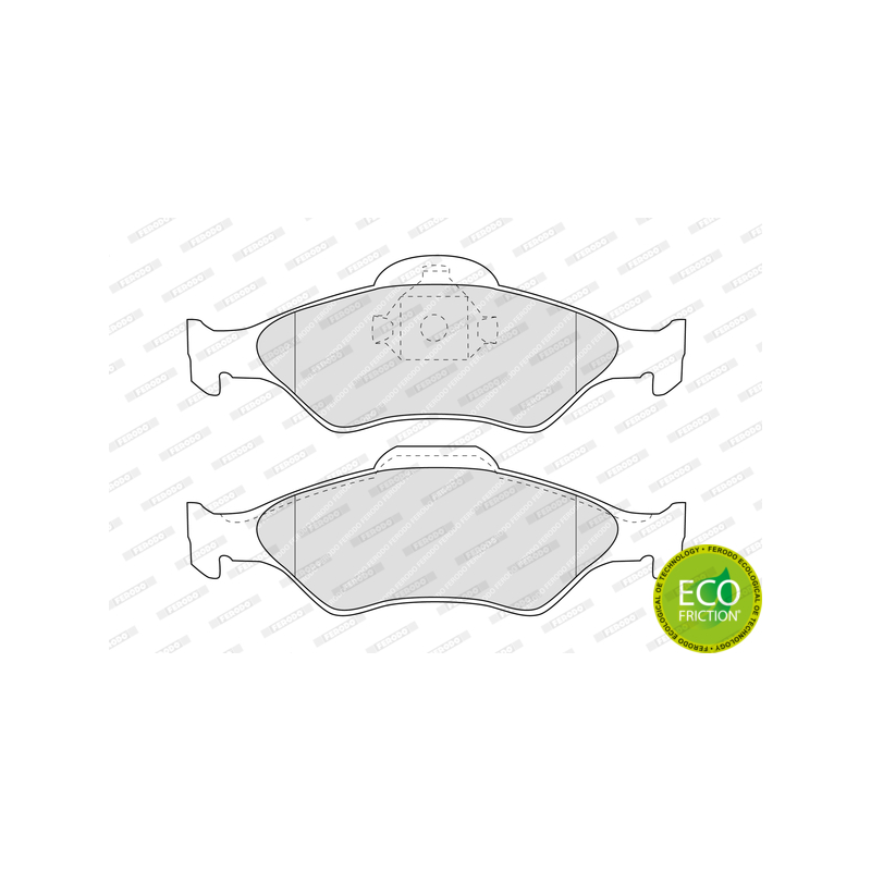 Pastiglie freno asse anteriore - FERODO