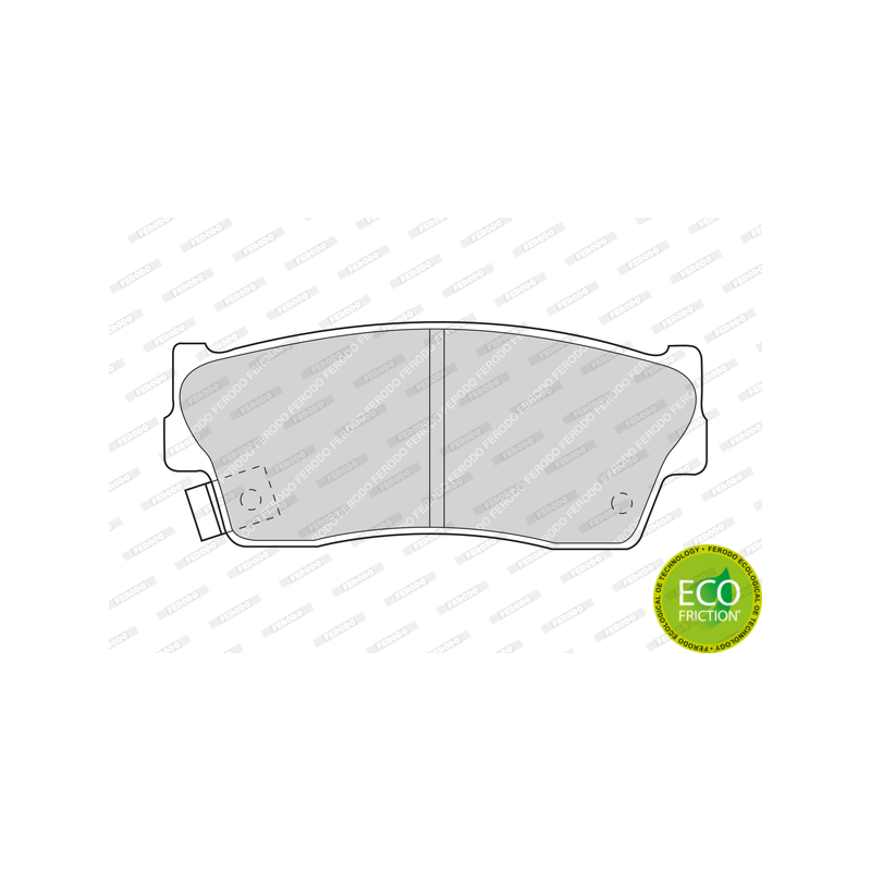 Pastiglie freno asse anteriore - FERODO