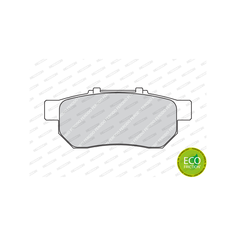 Pastiglie freno asse posteriore - FERODO