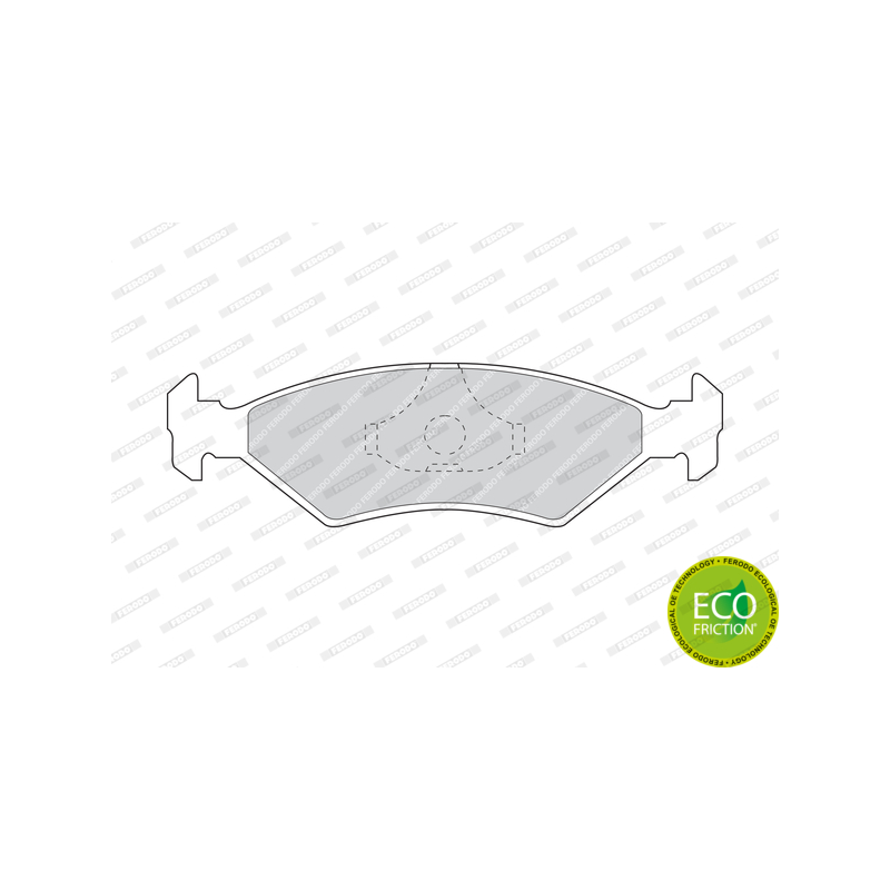 Pastiglie freno asse anteriore - FERODO