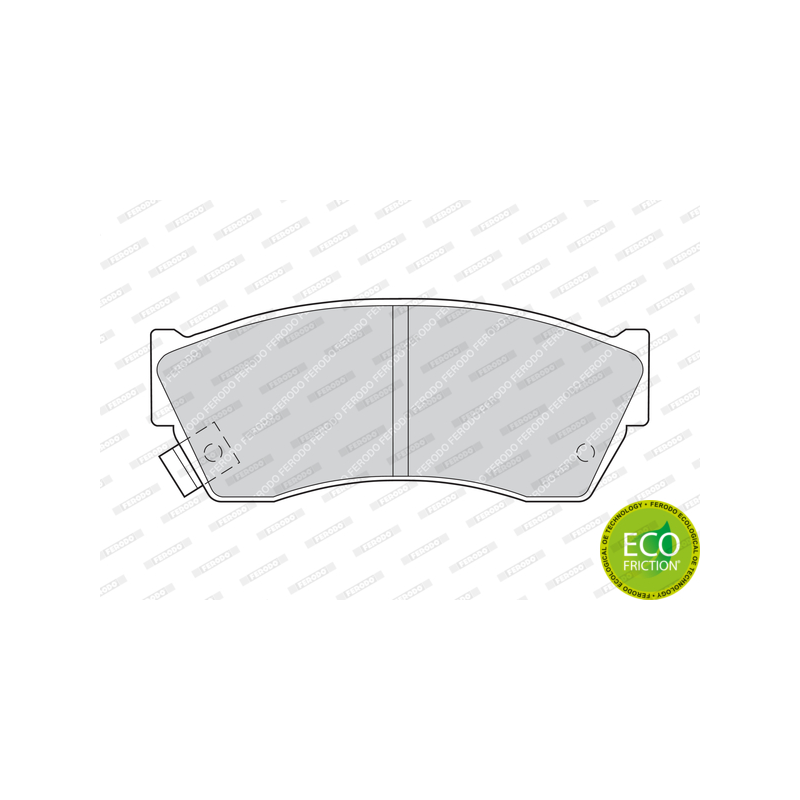 Pastiglie freno asse anteriore - FERODO