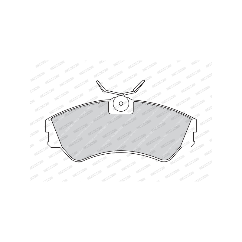 Pastiglie freno asse anteriore - FERODO