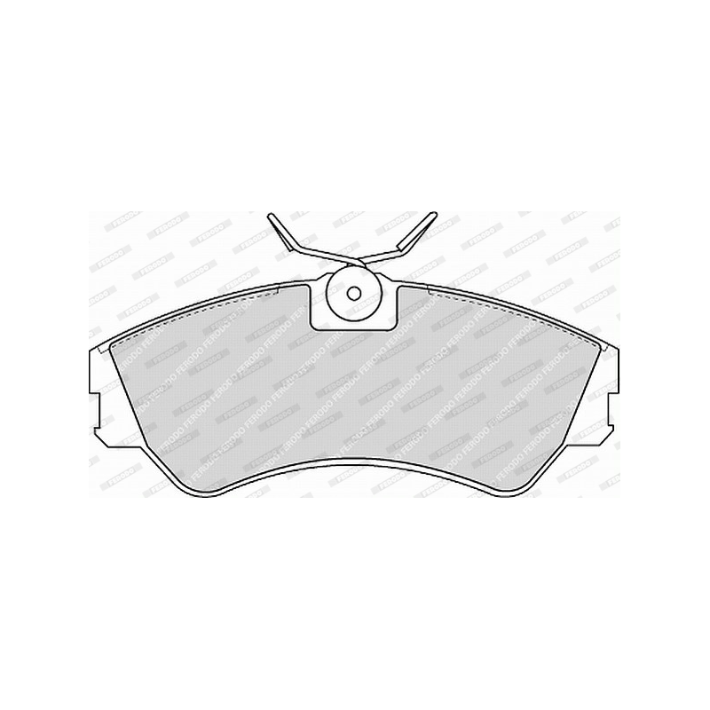 Pastiglie freno asse anteriore - FERODO