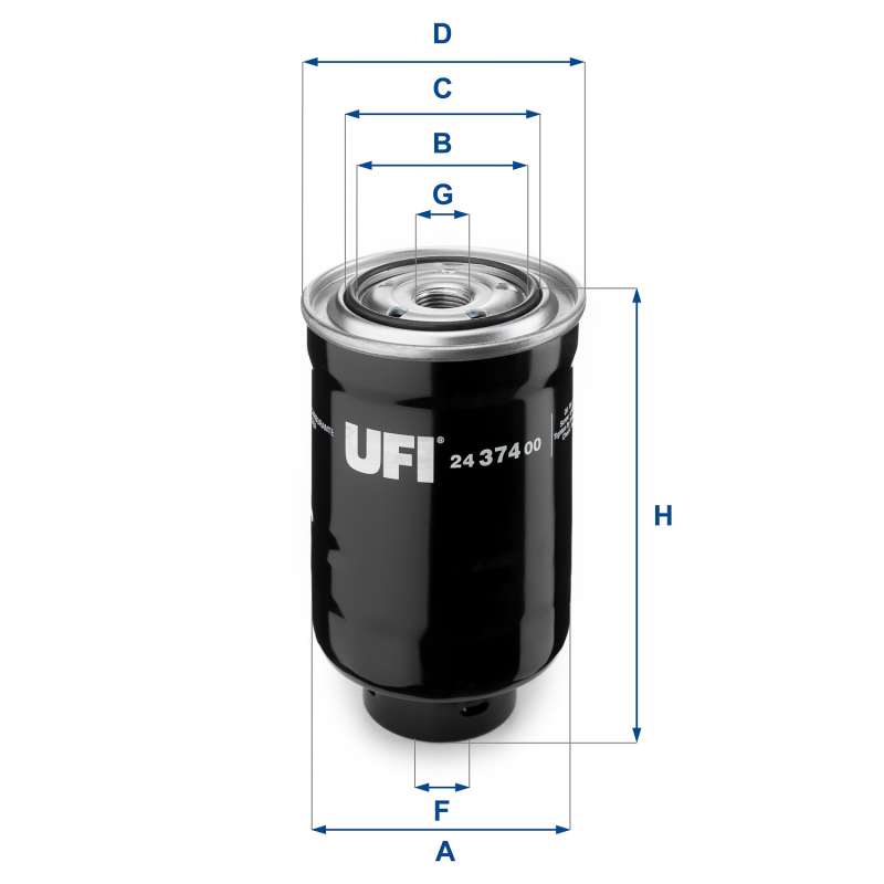 Filtro carburante - UFI