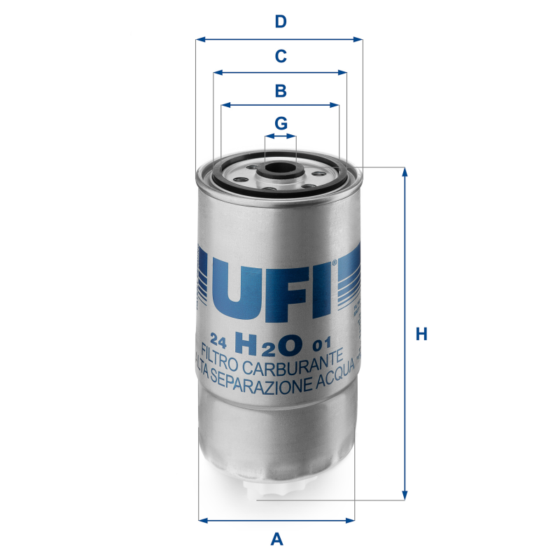 Filtro carburante - UFI