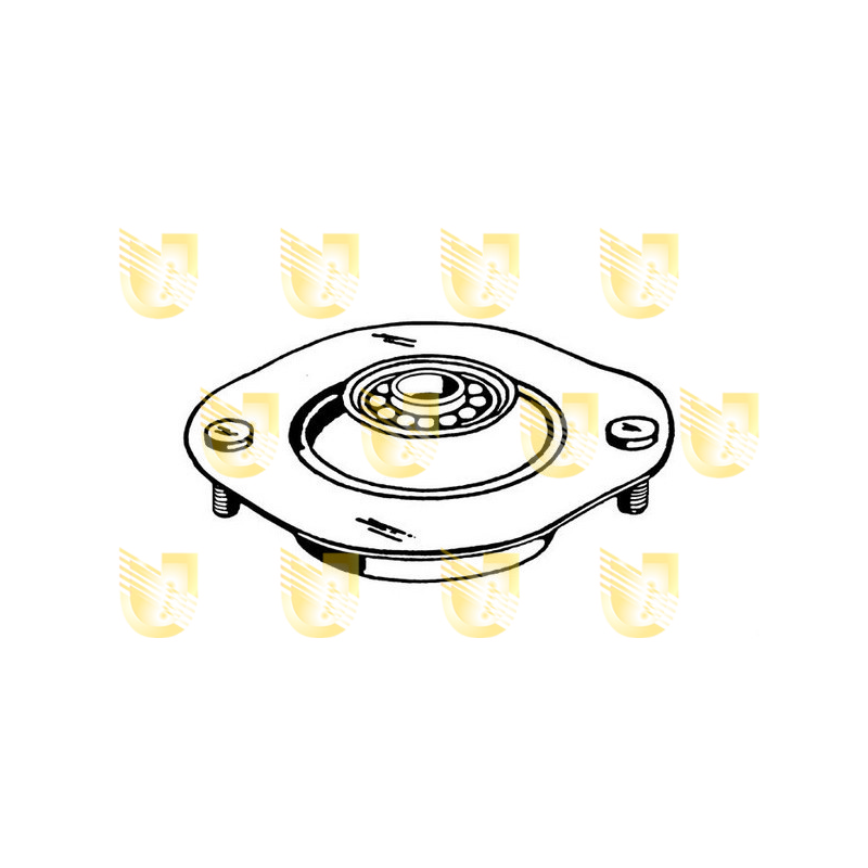 Supporto ammortizzatore asse anteriore - UNIGOM