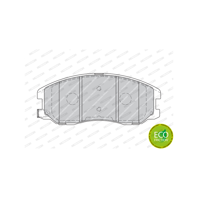 Pastiglie freno asse anteriore - FERODO