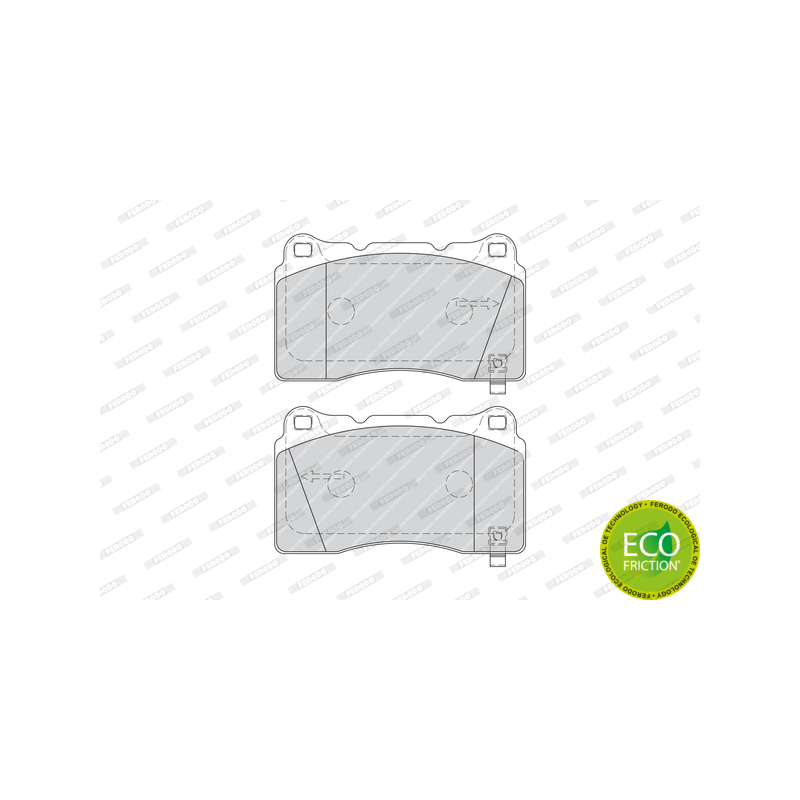 Pastiglie freno asse anteriore - FERODO