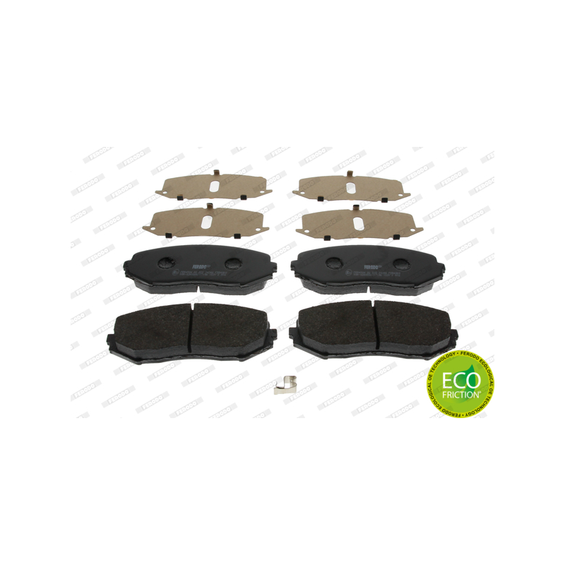 Pastiglie freno asse anteriore - FERODO