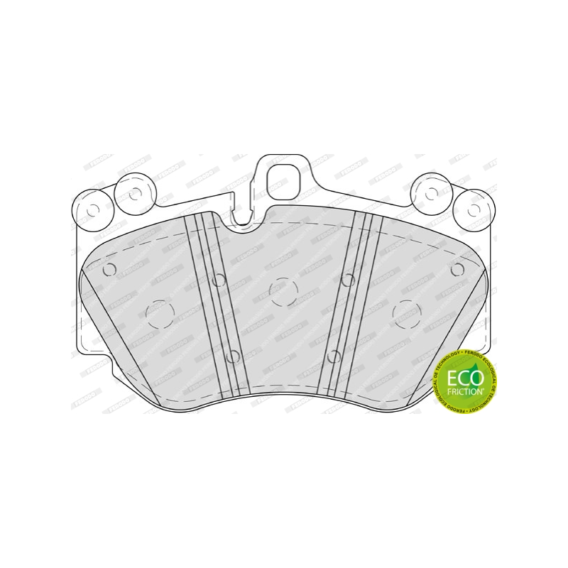 Pastiglie freno asse anteriore - FERODO