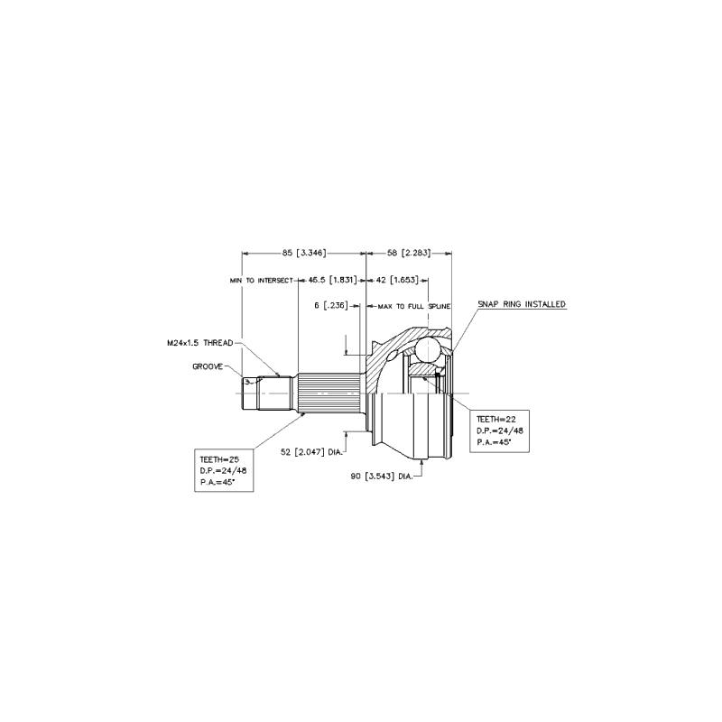 Giunto omocinetico - VEMA