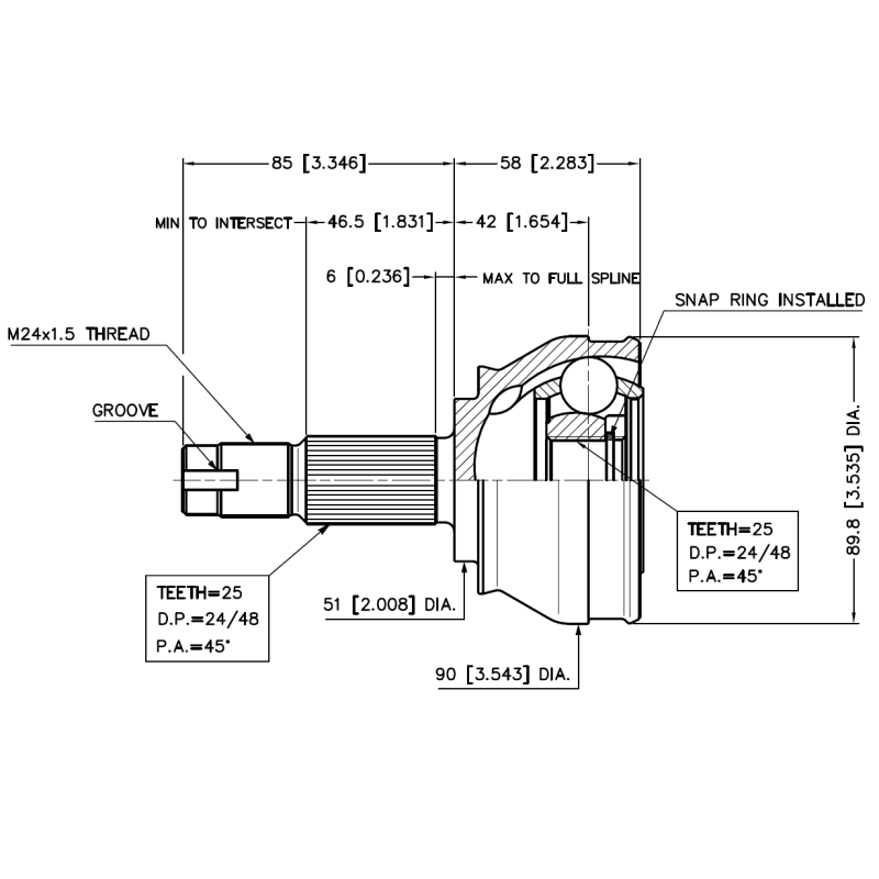 Giunto omocinetico - VEMA
