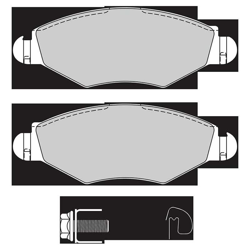 Pastiglie freno asse anteriore - VALEO