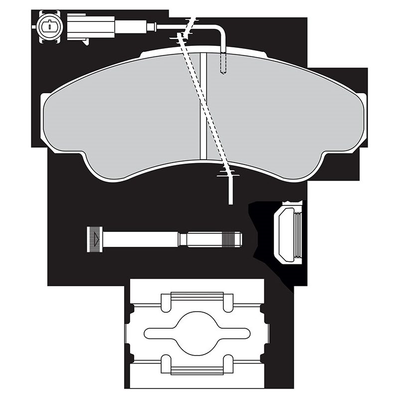 Pastiglie freno asse anteriore - VALEO