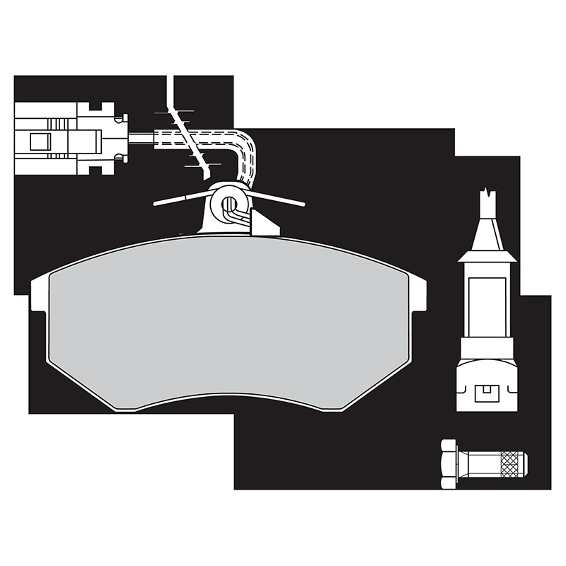 Pastiglie freno asse anteriore - VALEO