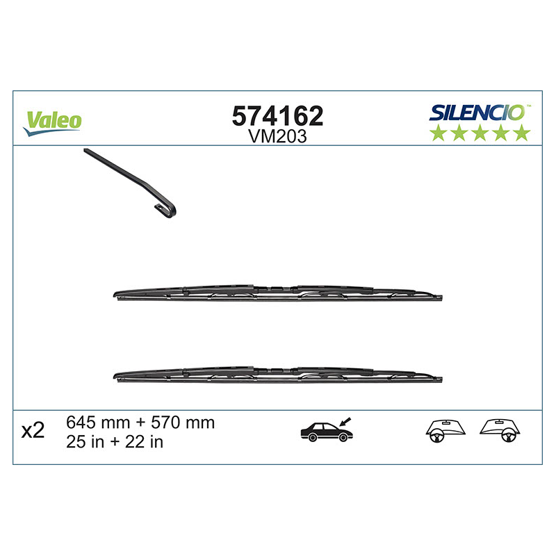 Spazzole tergicristalli - VALEO