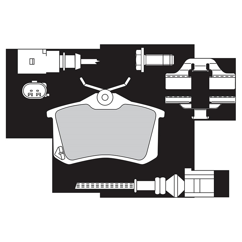 Pastiglie freno asse posteriore - VALEO