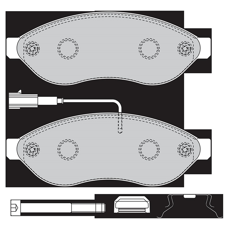 Pastiglie freno asse anteriore - VALEO