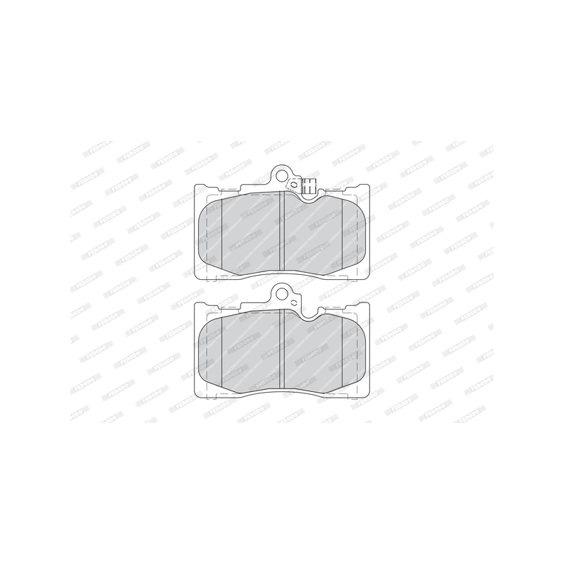 Pastiglie freno asse anteriore - FERODO