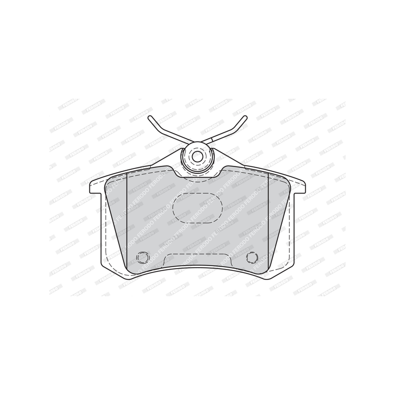 Pastiglie freno asse posteriore - FERODO