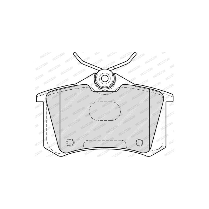 Pastiglie freno asse posteriore - FERODO