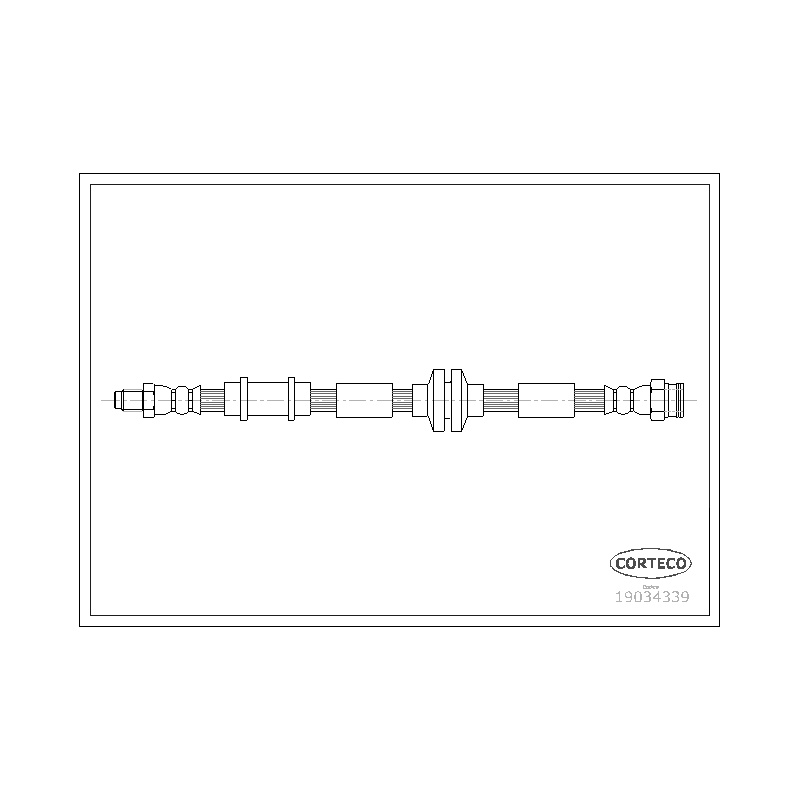 Flessibile freno asse posteriore - CORTECO