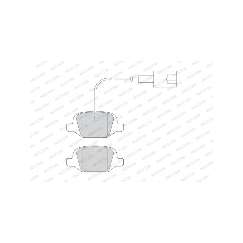 Pastiglie freno asse posteriore - FERODO