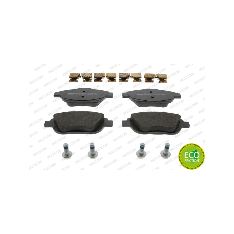 Pastiglie freno asse anteriore - FERODO