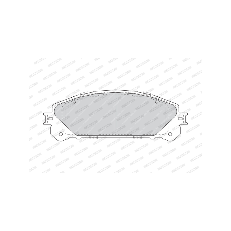 Pastiglie freno asse anteriore - FERODO