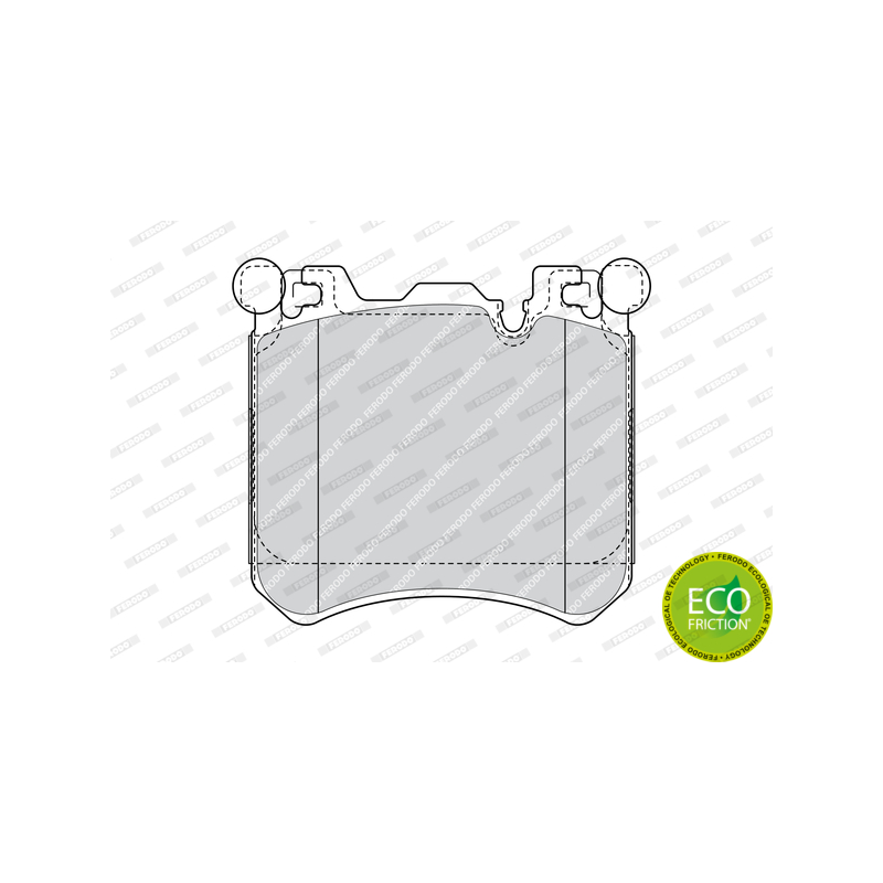 Pastiglie freno asse anteriore - FERODO