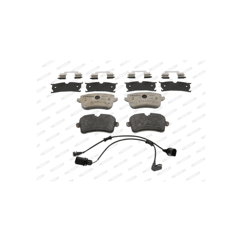 Pastiglie freno asse posteriore - FERODO