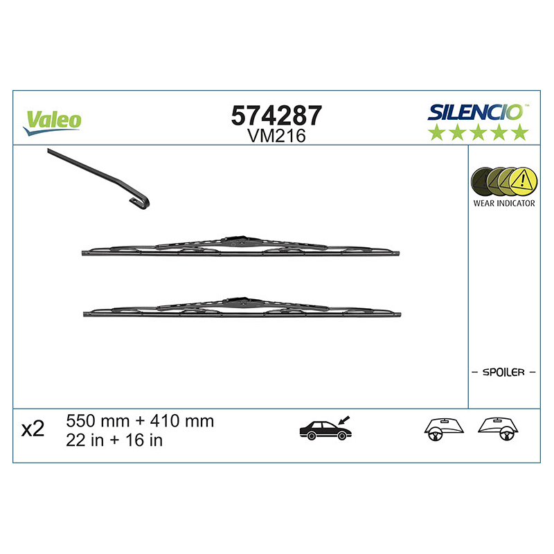 Spazzole tergicristalli - VALEO