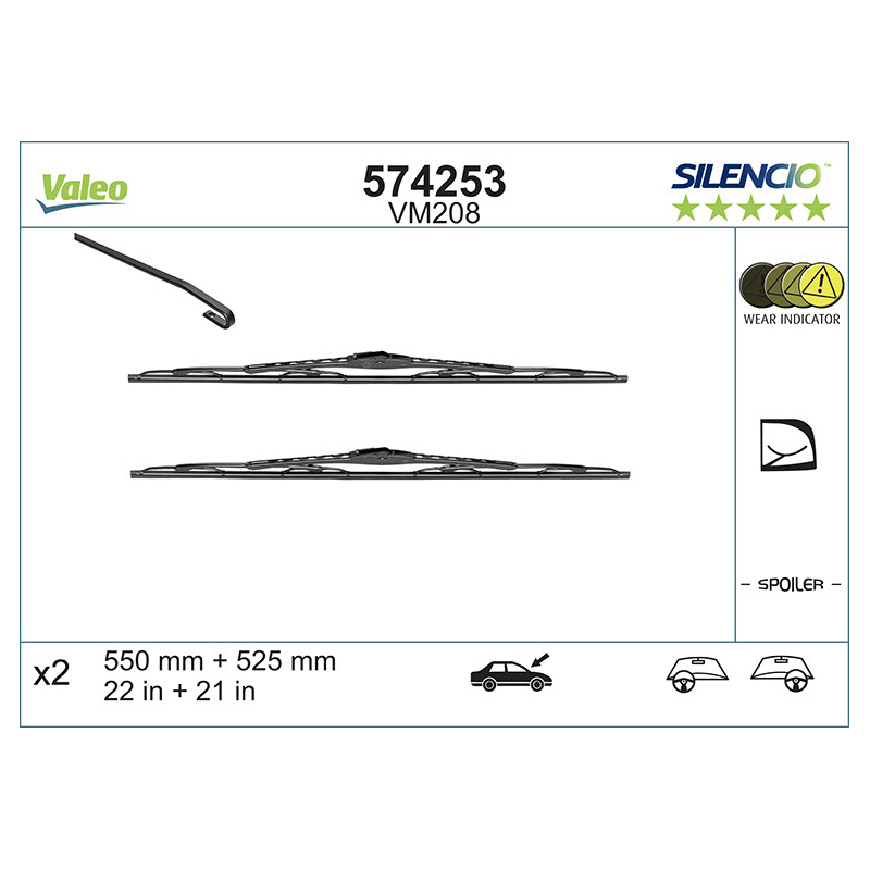 Spazzole tergicristalli - VALEO