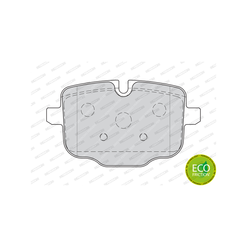 Pastiglie freno asse posteriore - FERODO