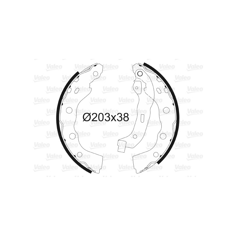 Ganasce freno - VALEO