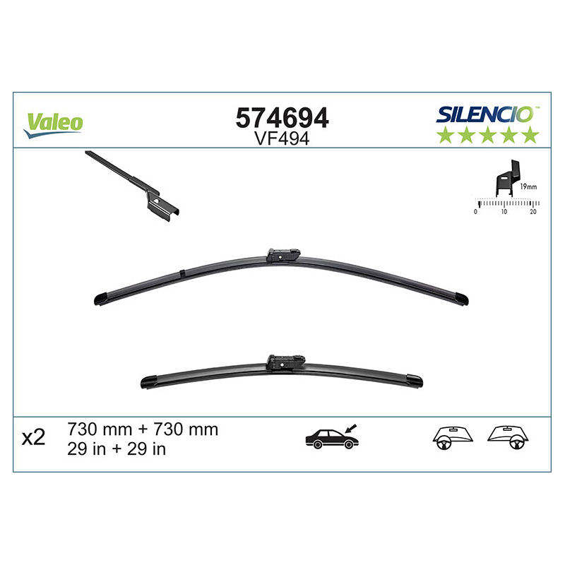 Spazzole tergicristalli - VALEO