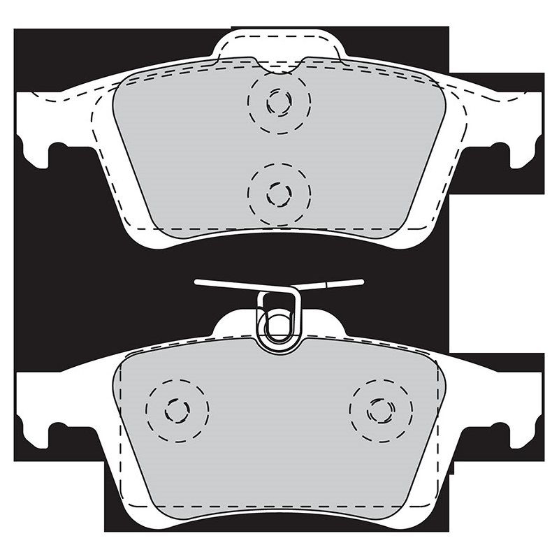 Pastiglie freno asse posteriore - VALEO