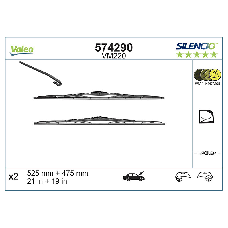 Spazzole tergicristalli - VALEO