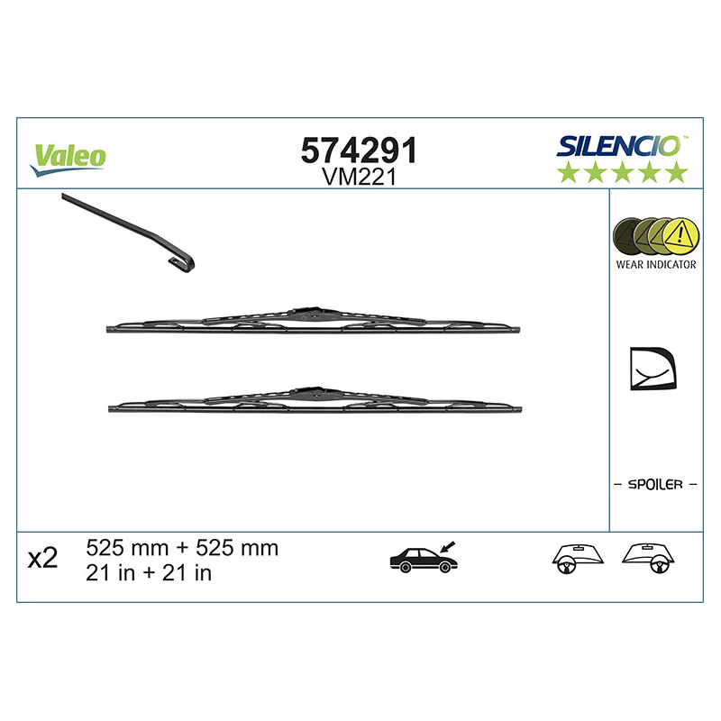 Spazzole tergicristalli - VALEO