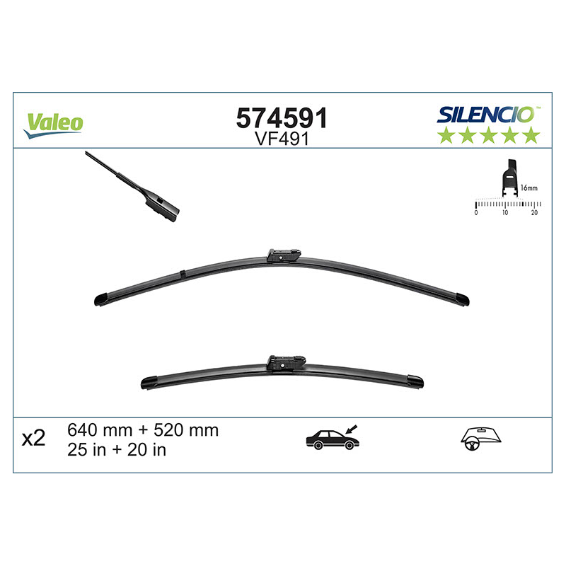 Spazzole tergicristalli - VALEO