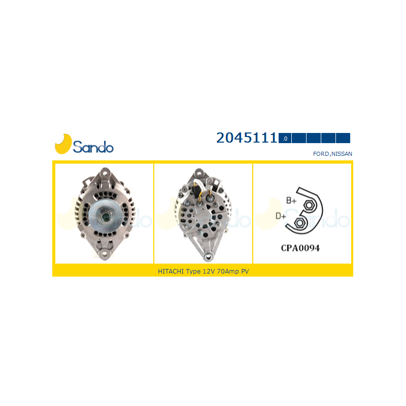 Alternatore - SANDO