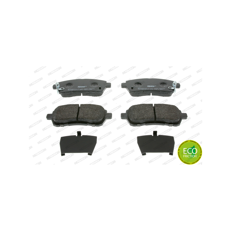Pastiglie freno asse anteriore - FERODO