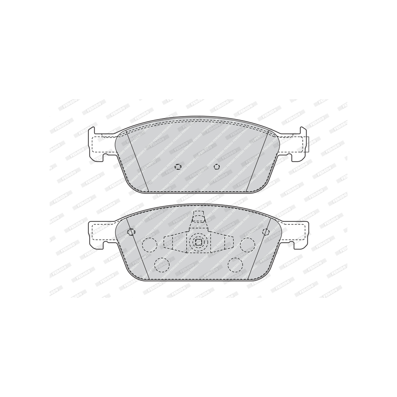 Pastiglie freno asse anteriore - FERODO