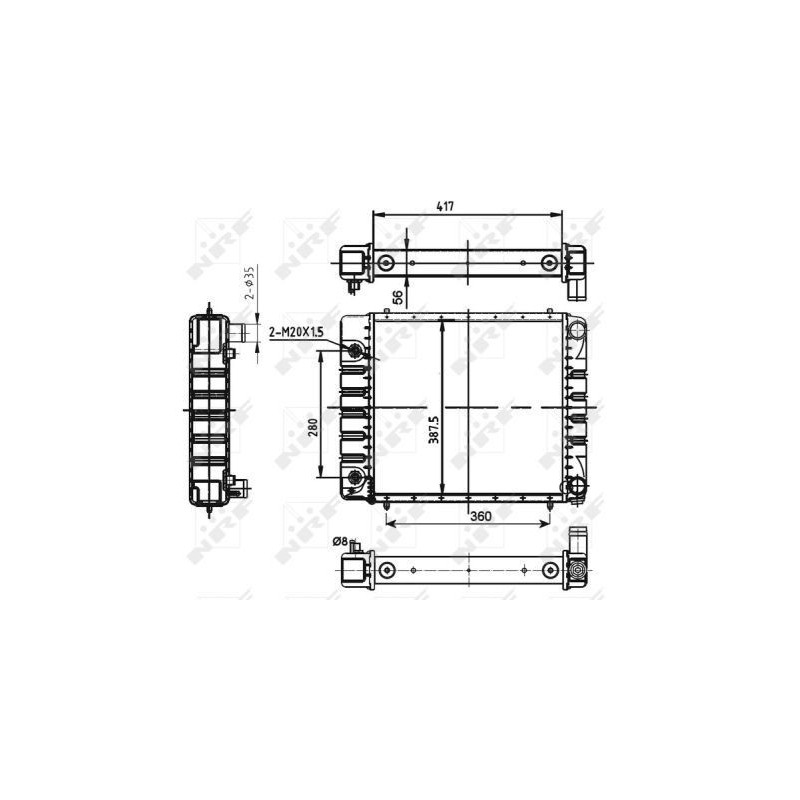 Radiatore acqua - NRF