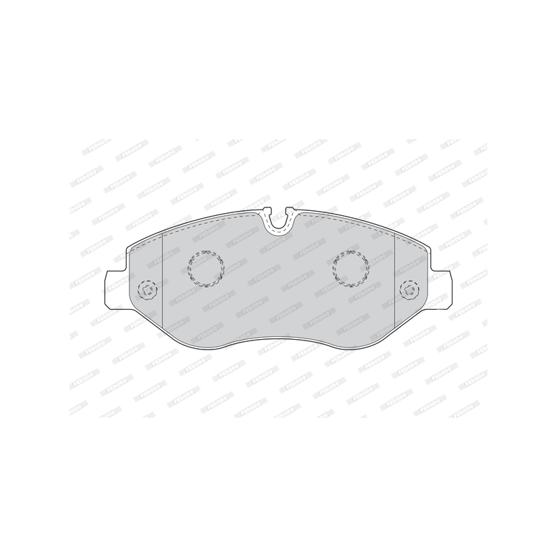 Pastiglie freno asse anteriore - FERODO